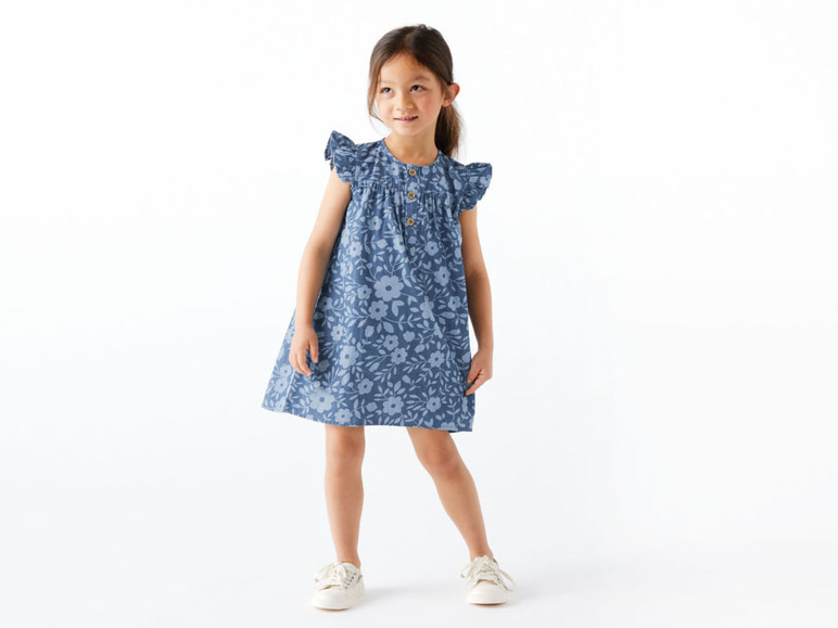 Gehe zu Vollbildansicht: lupilu® Kleinkinder Mädchen Kleid, aus reiner Baumwolle - Bild 7