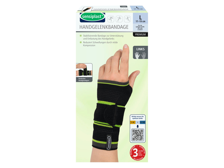 Gehe zu Vollbildansicht: sensiplast® Handgelenkbandage, mit elastischem Handgelenkgurt - Bild 10