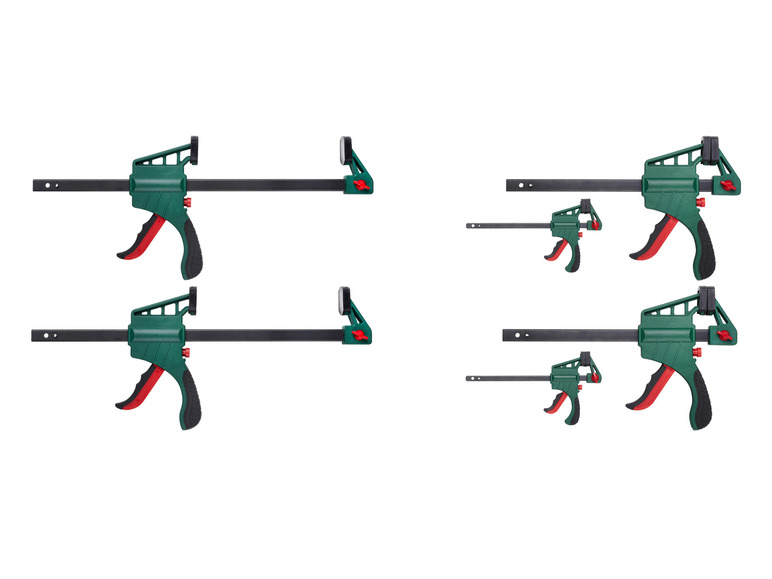 Gehe zu Vollbildansicht: PARKSIDE® Schnellspannzwingen-Set, ergonomische Griffe - Bild 1