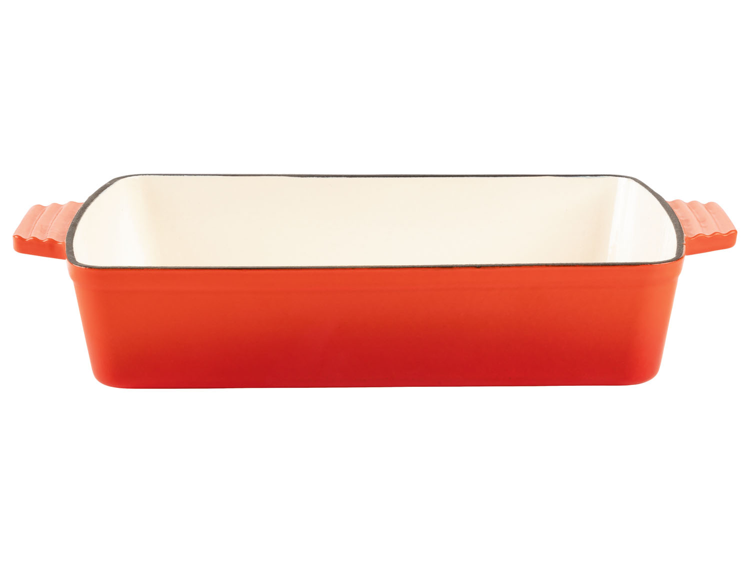 ERNESTO® Auflaufform Gusseisen 32 cm (orange)