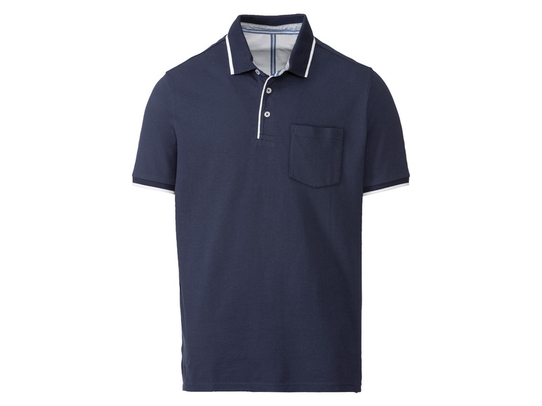 Gehe zu Vollbildansicht: LIVERGY® Herren Poloshirt, Regular Fit, aus hochwertiger Pikee-Qualität - Bild 1
