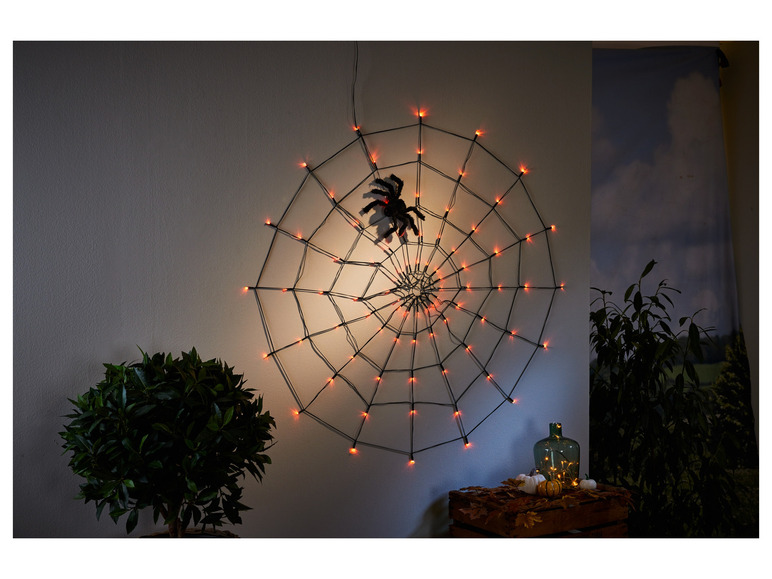 Gehe zu Vollbildansicht: LIVARNO home LED-Spinnennetz, 80 LEDs - Bild 10