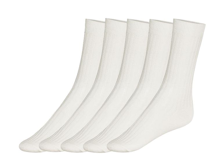 Gehe zu Vollbildansicht: esmara® Damen Socken, 5 Paar, mit Rippstruktur - Bild 7