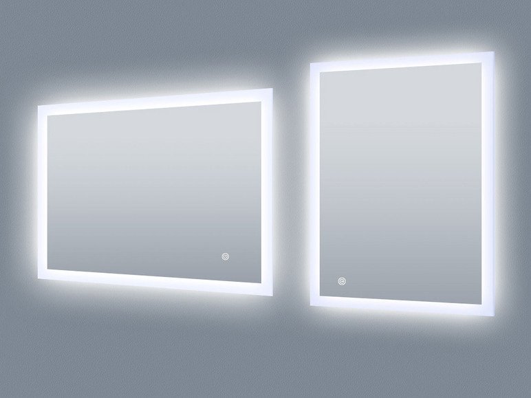 Gehe zu Vollbildansicht: axentia LED-Spiegel, modernes, zeitloses Design - Bild 19