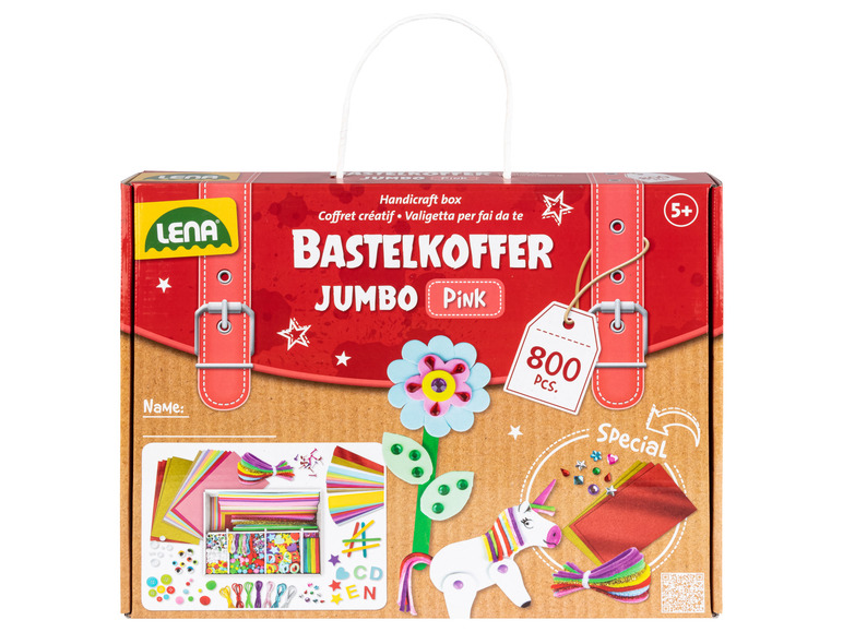 Gehe zu Vollbildansicht: LENA Bastelkoffer »Jumbo«, 800 Teile - Bild 2