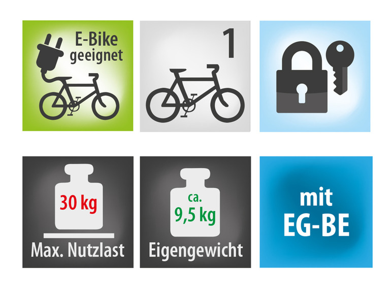Gehe zu Vollbildansicht: EUFAB Fahrradträger CROW 1, 1 Fahrrad - Bild 7