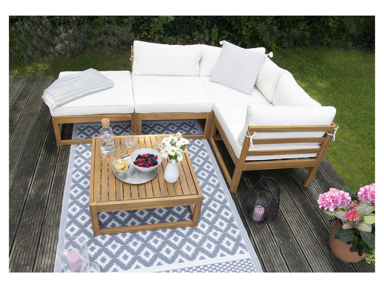 Gehe zu Vollbildansicht: bellavista - Home & Garden® Dining-Set »Karmoy«, 5-teilig - Bild 2