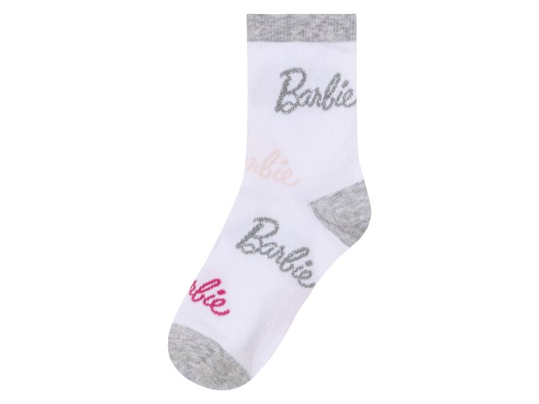 Gehe zu Vollbildansicht: Kleinkinder / Kinder Socken »Barbie«, 3 Paar, mit Baumwolle - Bild 13