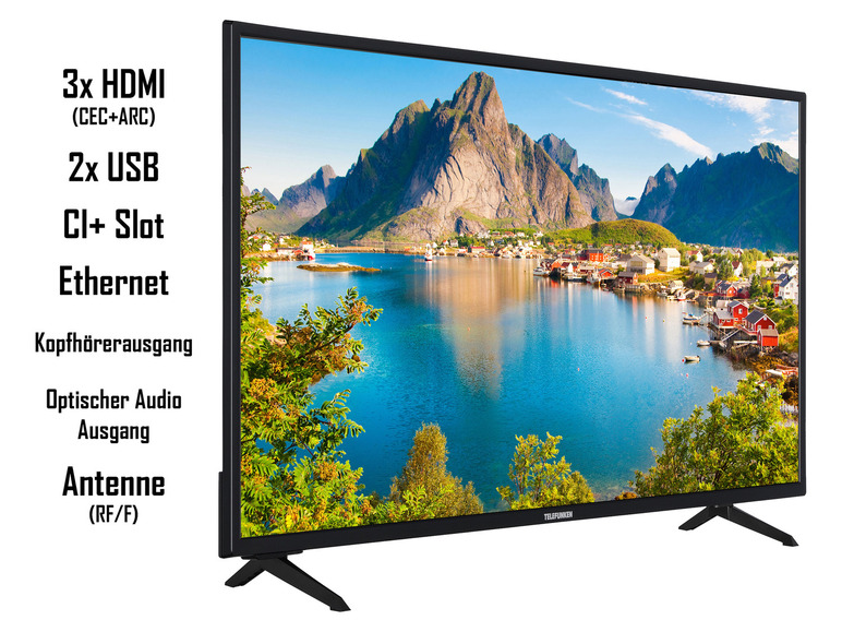 Gehe zu Vollbildansicht: TELEFUNKEN Fernseher » XUSN550S« 4K UHD Smart TV - Bild 3