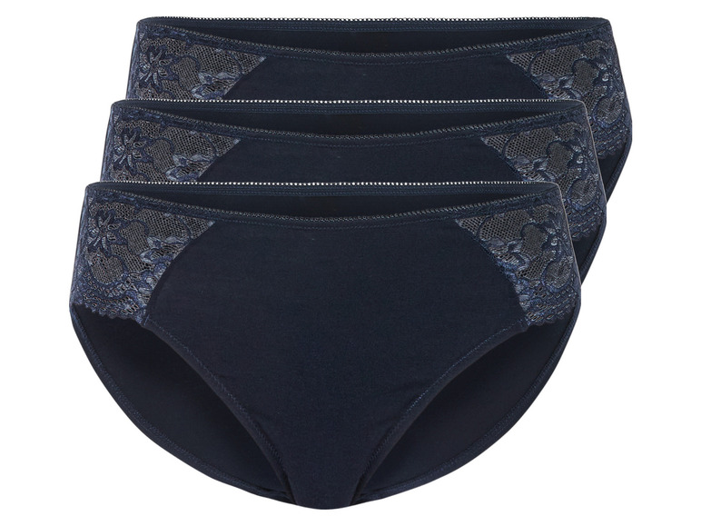 Gehe zu Vollbildansicht: esmara® Damen Slips, 3 Stück, mit Spitze - Bild 7