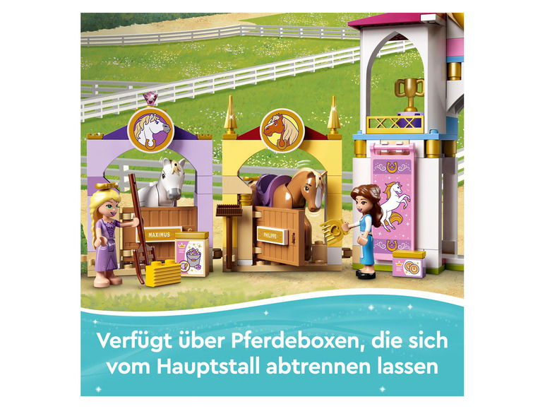 LEGO® Disney Princess™ 43195 Ställe« Rapunzels und königliche »Belles