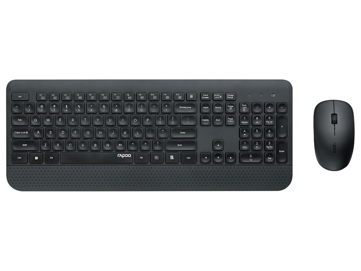 und Mouse »X3500«, Combo DE-La… Keyboard Wireless Rapoo