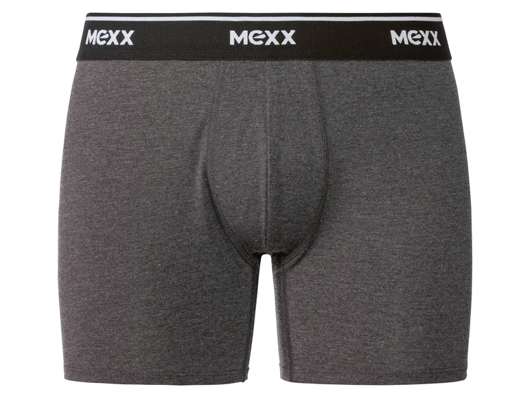 Gehe zu Vollbildansicht: MEXX Herren Boxer, 4 Stück, elastische Bündchen mit Markenschriftzug - Bild 4