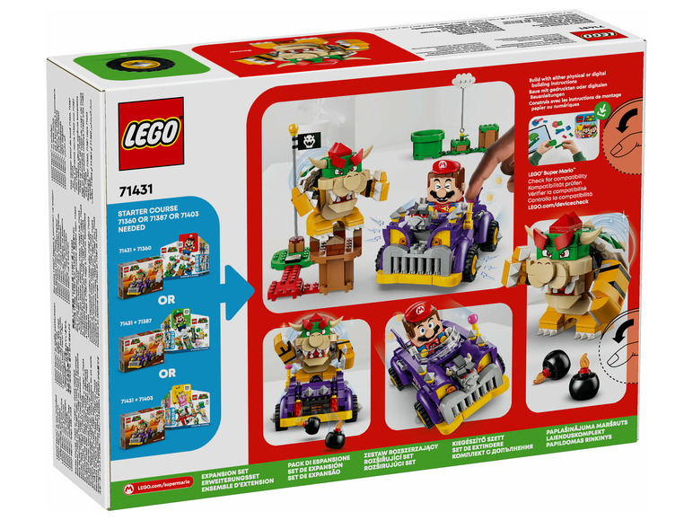 Gehe zu Vollbildansicht: LEGO® Super Mario 71431 »Bowsers Monsterkarre – Erweiterungsset« - Bild 6