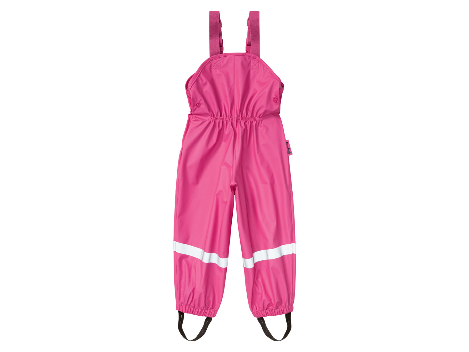 Playshoes Kleinkinder Regenlatzhose mit Reflektoren (pink, 86/92) 86/92