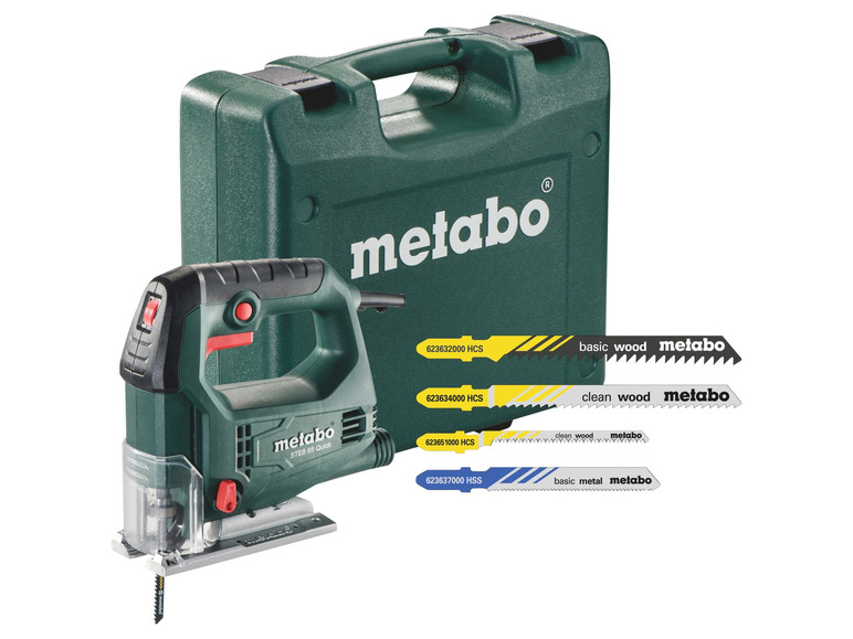 Gehe zu Vollbildansicht: Metabo Pendelhubstichsäge »STEB 65 Quick Set«, 450 W, inkl. 20 Sägeblätter - Bild 1