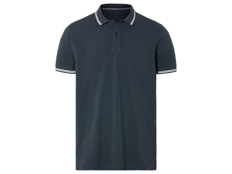 Gehe zu Vollbildansicht: LIVERGY® Herren Poloshirt, Regular Fit, reine Baumwolle - Bild 1