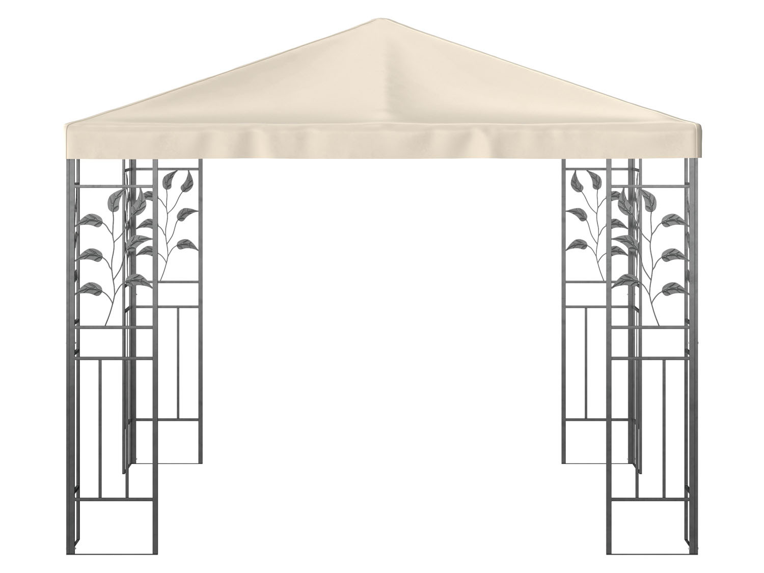 x 3 LIVARNO mit Stahlgestell, home Pavillon, beige 3 m,