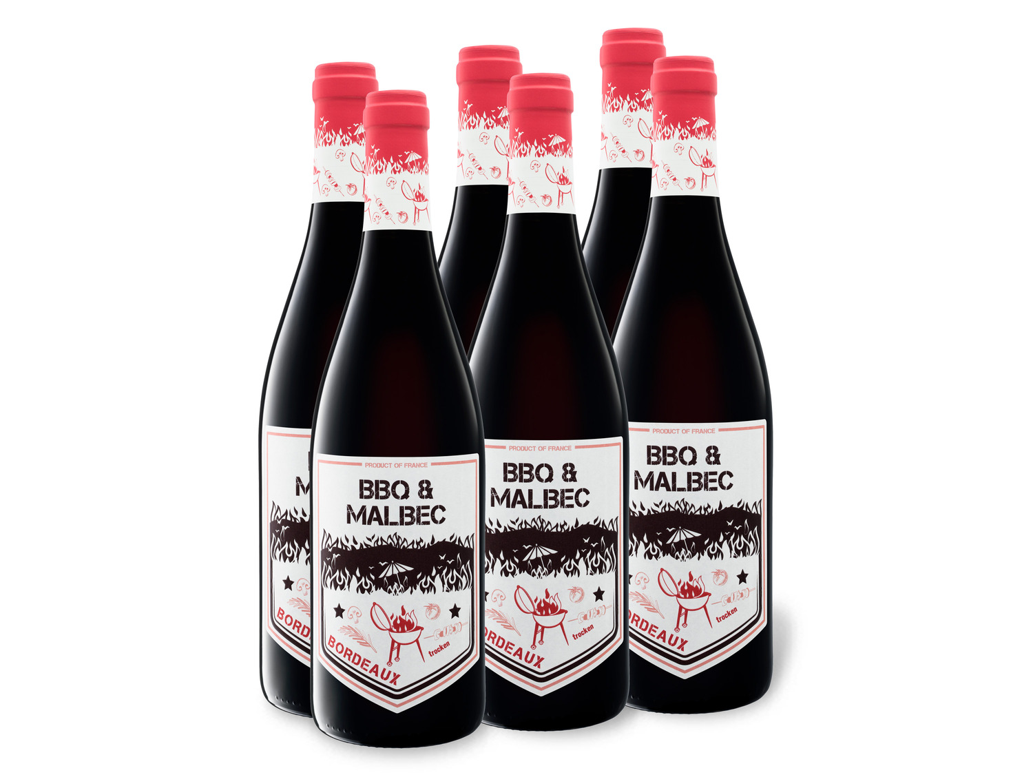 BBQ Bordeaux x 0,75-l-Flasche … trocken, Malbec & AOP 6