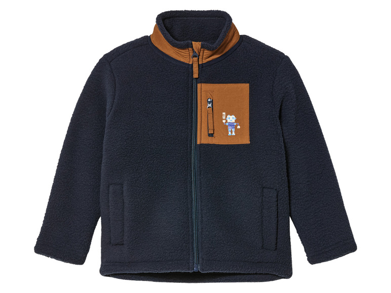 Gehe zu Vollbildansicht: lupilu® Kleinkinder Fleecejacke aus weichem Lammfellimitat - Bild 6