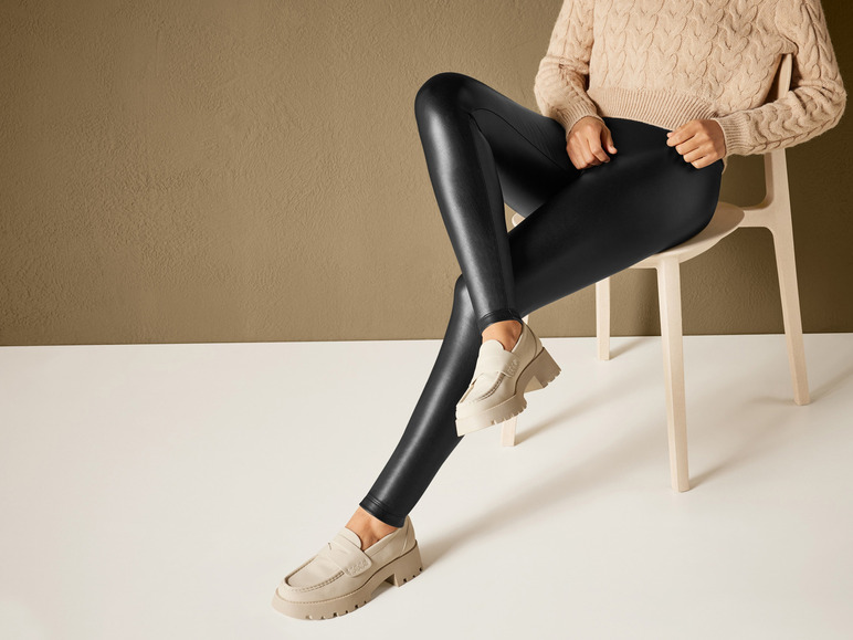 Gehe zu Vollbildansicht: esmara® Damen Leggings in Lederoptik - Bild 8