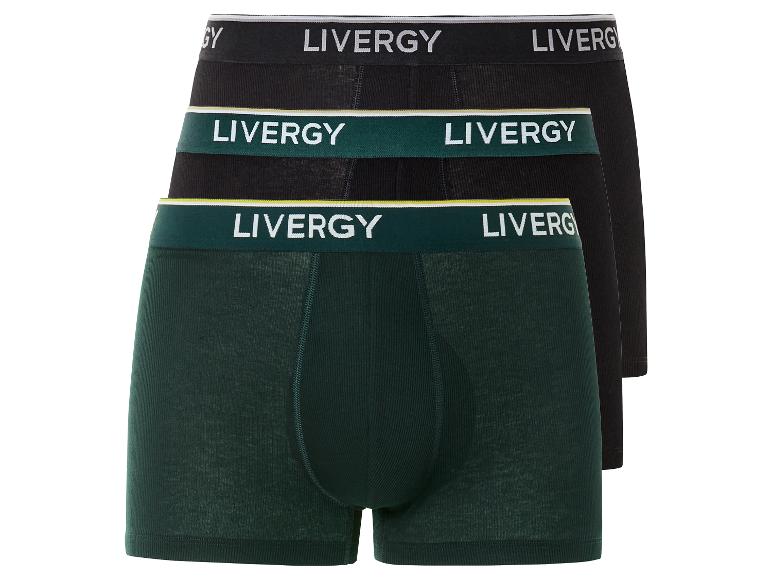 Gehe zu Vollbildansicht: LIVERGY® Herren Boxer, 3 Stück, modische Ripp-Qualität - Bild 2