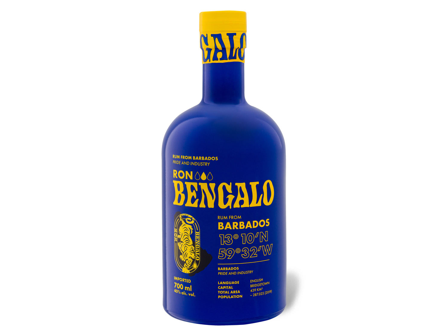Barbados Vol kaufen LIDL online 40% Rum Ron Bengalo |