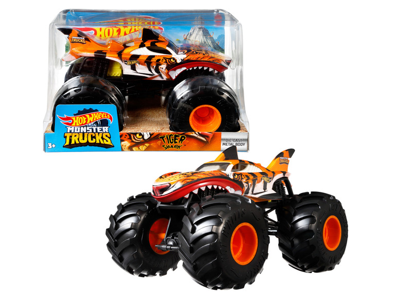 Hot Wheels Die-Cast Monster Truck »Tiger Shark«, 1:24