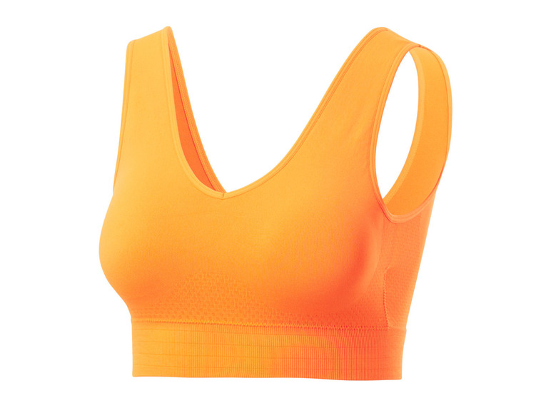 Gehe zu Vollbildansicht: CRIVIT Damen Seamless-Sportbustier, Medium-Level, mit dynamischer Kühltechnologie - Bild 7