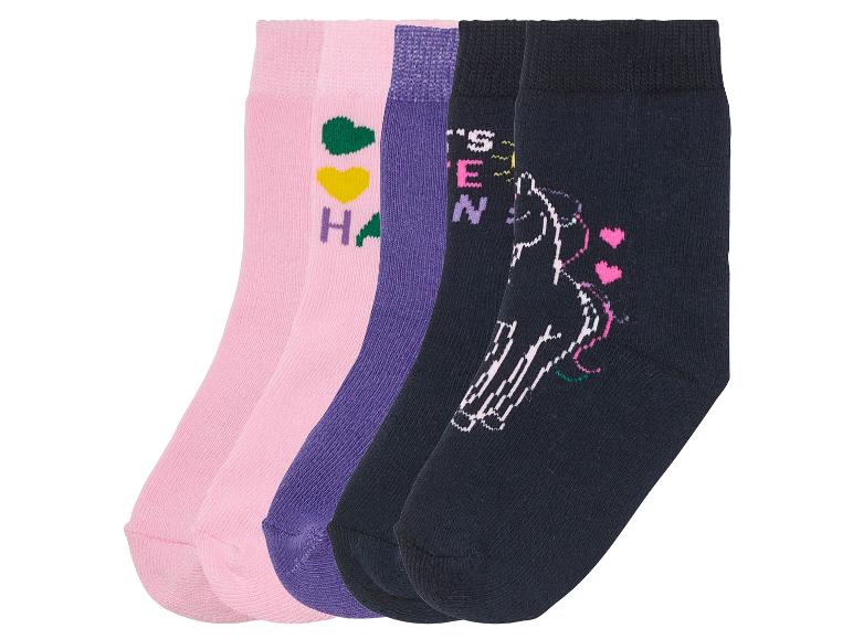 Gehe zu Vollbildansicht: lupilu® Kleinkinder Thermosocken, 5 Paar, mit Bio-Baumwolle - Bild 8