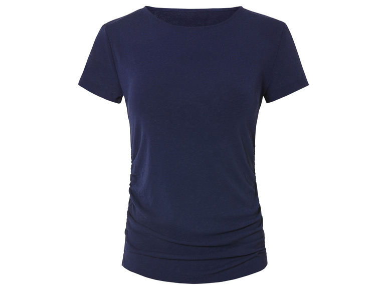 Gehe zu Vollbildansicht: esmara® Damen T-Shirt mit seitlicher Raffung - Bild 6