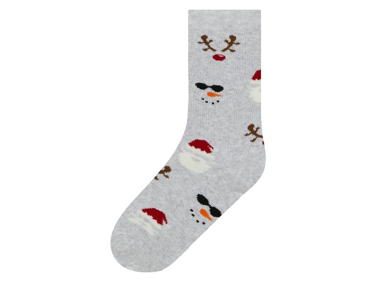 Gehe zu Vollbildansicht: pepperts!® Kinder Thermo-Socken, 2 Paar, mit Weihnachtsdesigns - Bild 3