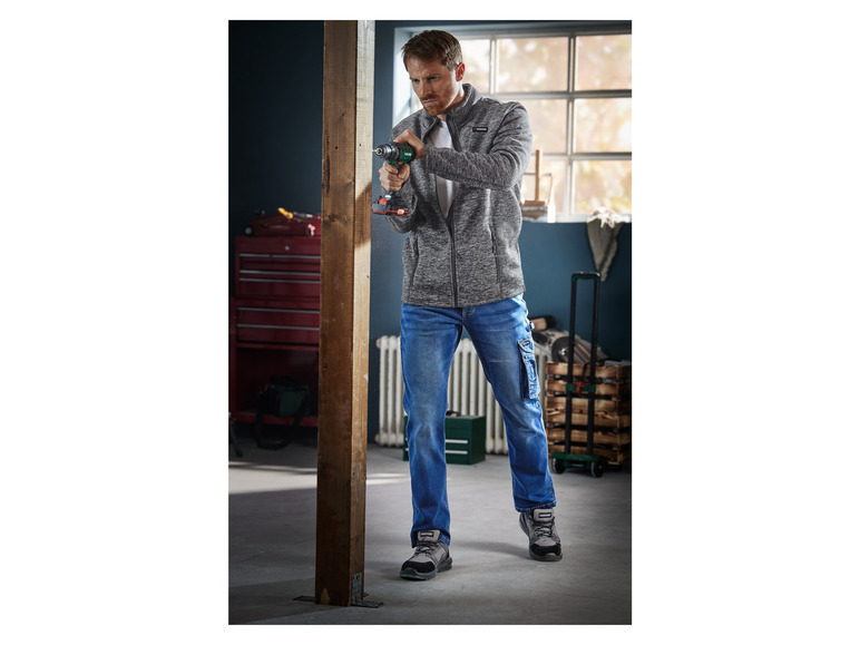 Gehe zu Vollbildansicht: PARKSIDE® Herren Fleecejacke, mit Teddyfleece - Bild 4