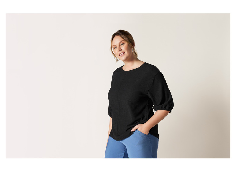 Gehe zu Vollbildansicht: esmara® Damen Blusenshirt mit mittlerer Ziernaht - Bild 7