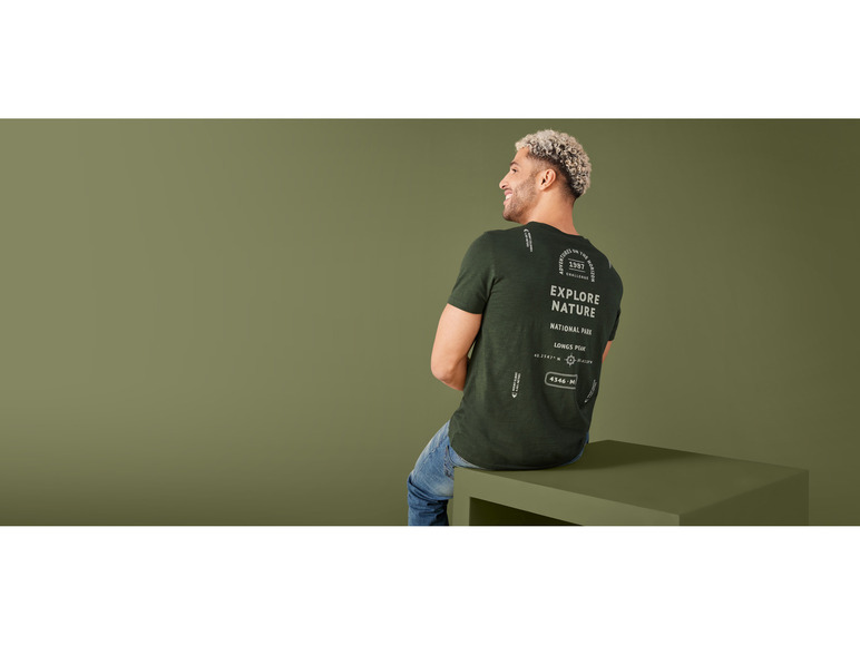 Gehe zu Vollbildansicht: LIVERGY® Herren T-Shirt aus reiner Baumwolle - Bild 9