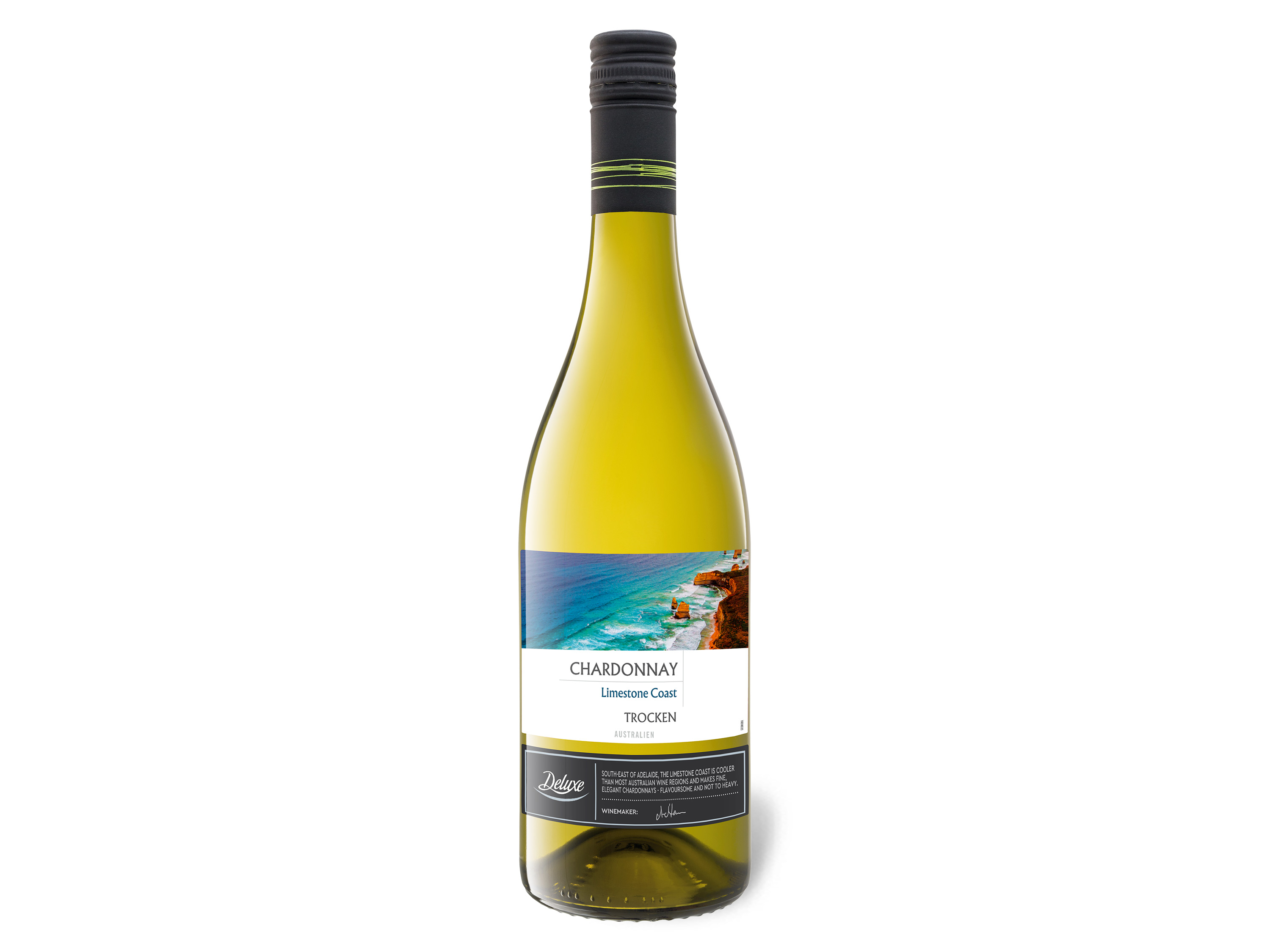 Deluxe Chardonnay Limestone Coast trocken, 2021 Weißwein