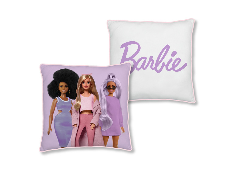 Gehe zu Vollbildansicht: Barbie Kinder Kuscheldecke mit Kissen, 100 x 150 cm - Bild 6