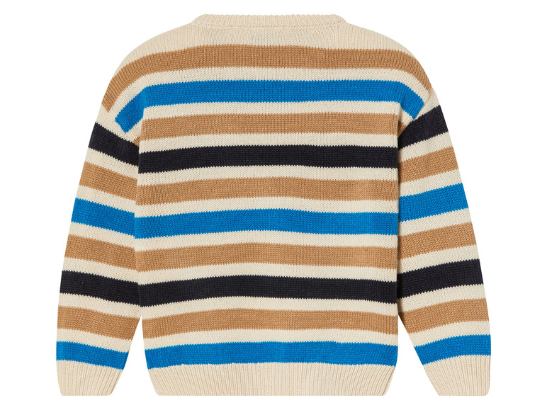 Gehe zu Vollbildansicht: lupilu® Kinder-Strickpullover, mit Ärmelsaum und Taillenbund - Bild 4