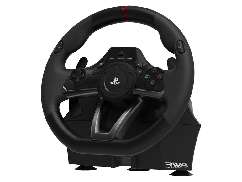 Gehe zu Vollbildansicht: HORI PS4 Lenkrad RWA: Racing Wheel Apex mit Pedalen für PS4 / PS3 / PC - Bild 3