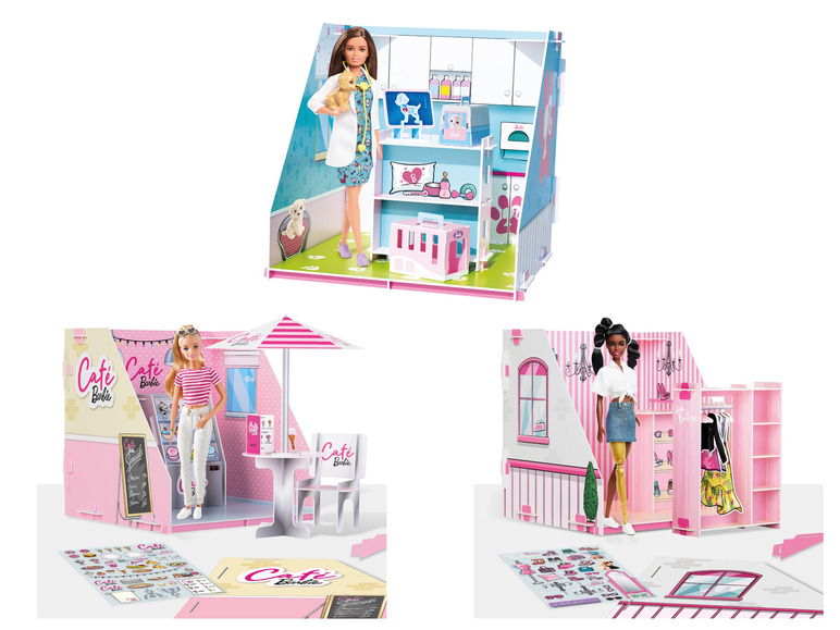 Gehe zu Vollbildansicht: Barbie Creative Maker Kitz Pop-Up Boutique / Café / Vets - Bild 1