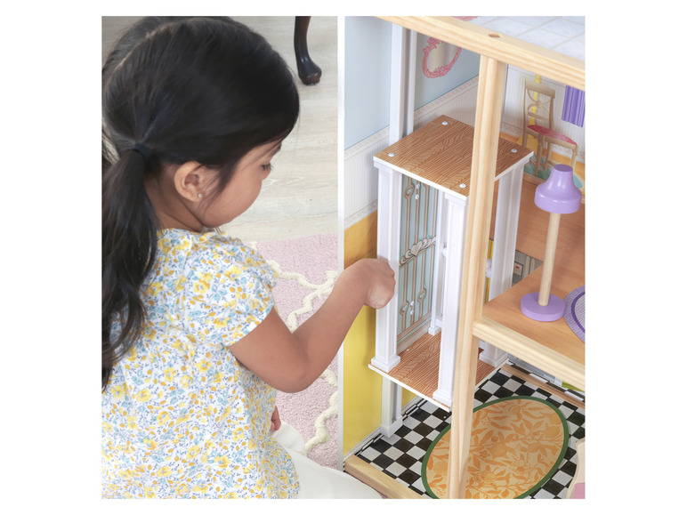 KidKraft Puppenhaus »Kaylee«, 1,2 aus Aufzug m, mit Holz