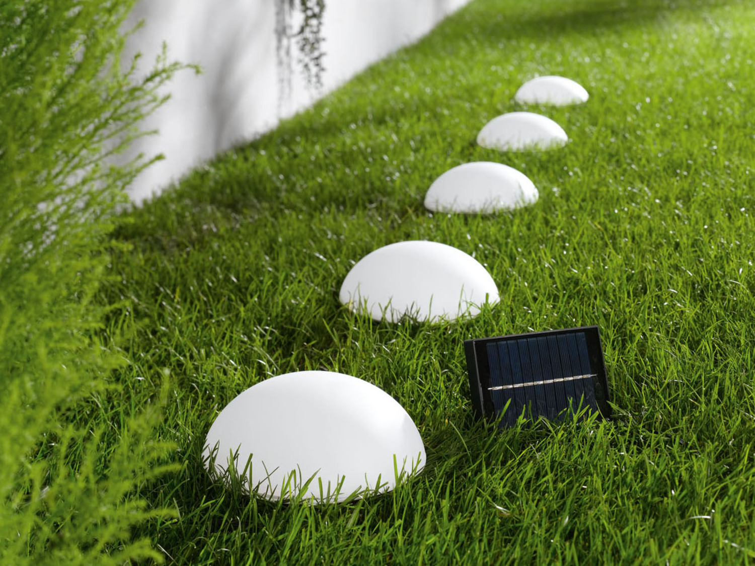 LED-Le… LIVARNO Solar 5 LED Bodenlichterkette, mit home