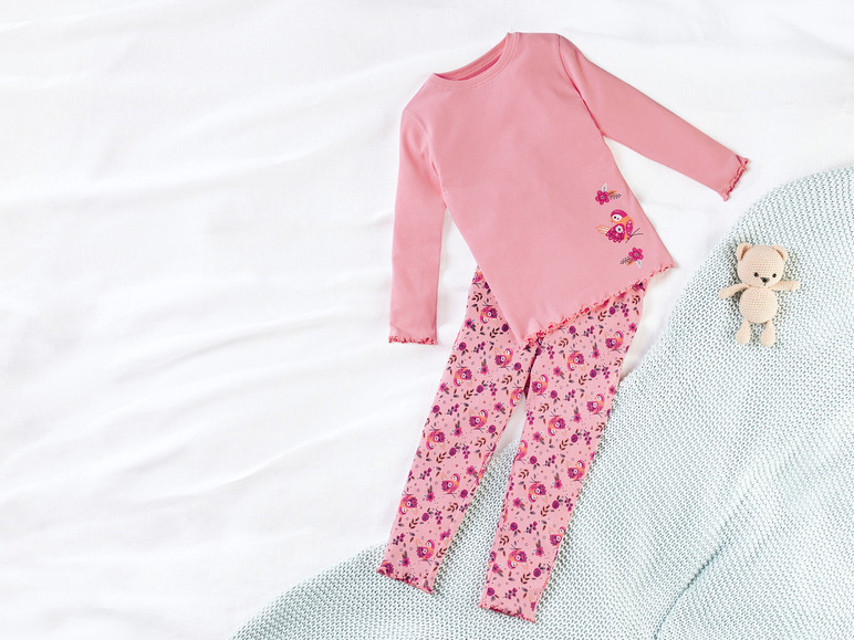Gehe zu Vollbildansicht: lupilu® Kleinkinder Pyjama in modischer Ripp-Qualität - Bild 8