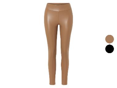 esmara® Damen Leggings, in Lederoptik