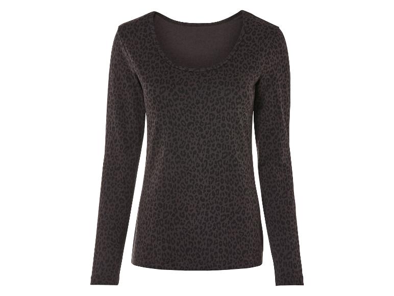 Gehe zu Vollbildansicht: esmara® Damen Langarmshirt mit Rundhalsausschnitt - Bild 5