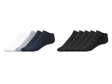 LIVERGY® Herren Thermo-Sneakersocken, 5 Paar, mit hohem Baumwollanteil