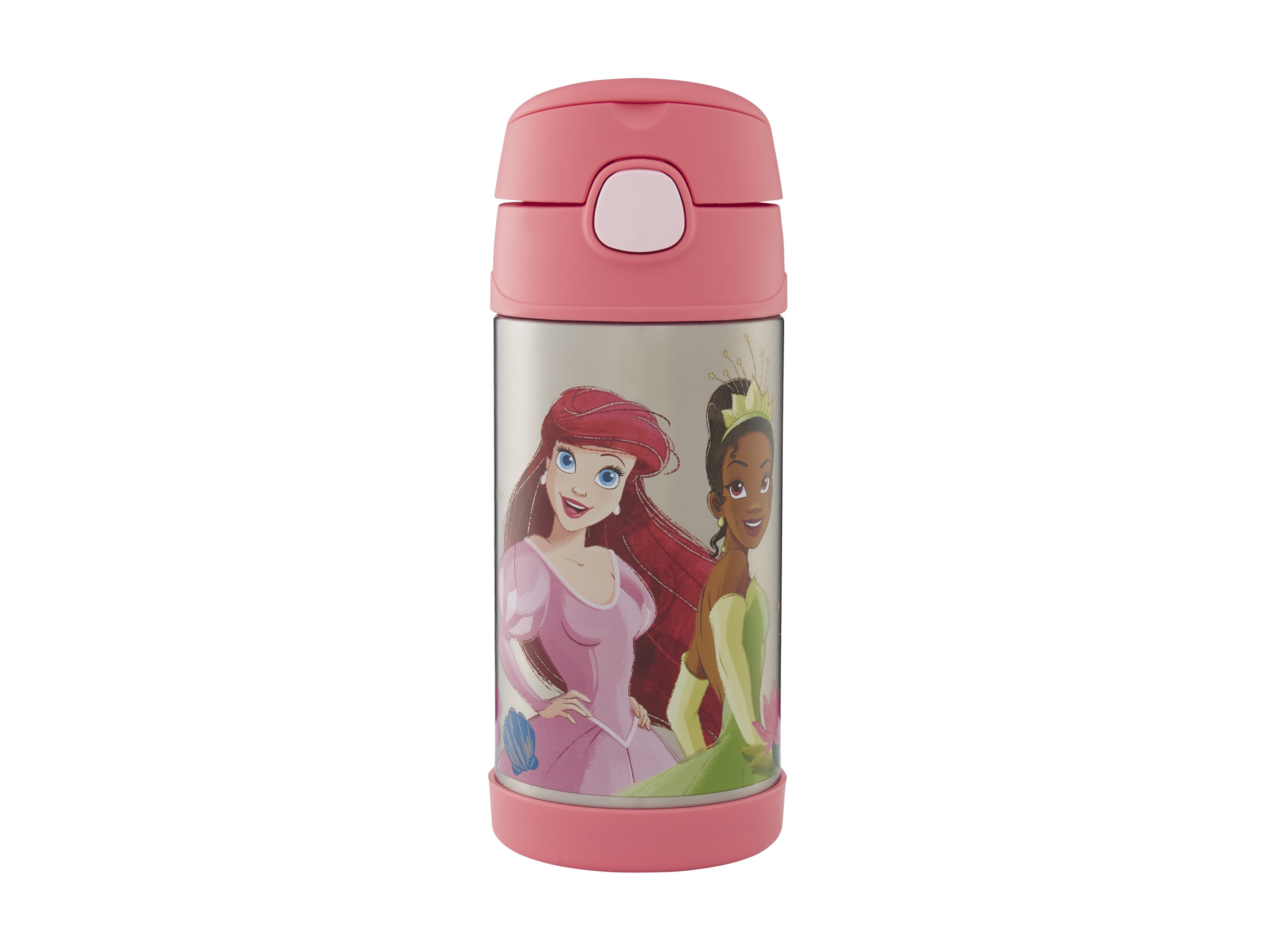 THERMOS Kindertrinkflasche mit Strohhalm Funtainer 0,35L (Disney Princesses 0,35l)