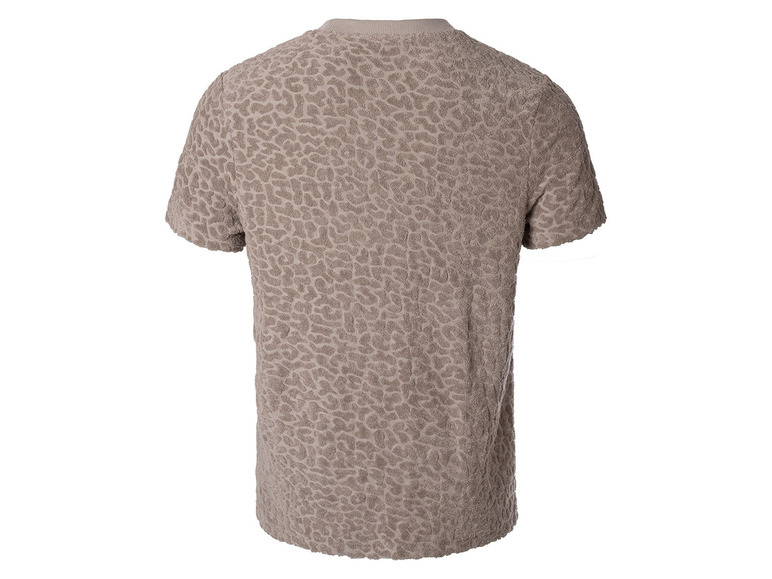 Gehe zu Vollbildansicht: LIVERGY® Herren Frottee-T-Shirt, leger geschnitten, beige - Bild 2