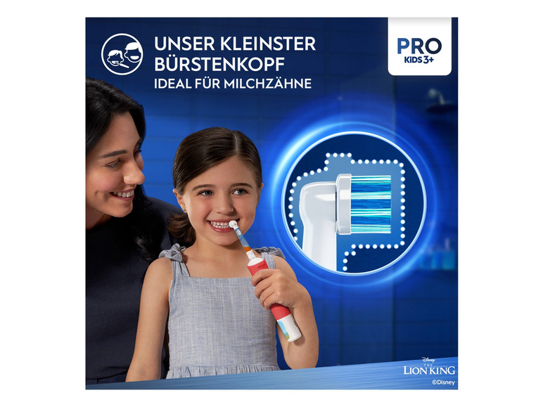 Gehe zu Vollbildansicht: Oral-B Pro Kids König der Löwen Elektrische Zahnbürste - Bild 3