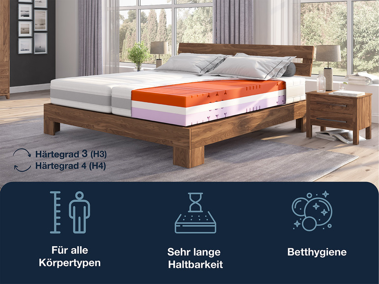 Gehe zu Vollbildansicht: Hn8 Schlafsysteme 7-Zonen Kaltschaum-Matratze Sleep Balance Pro - Bild 8